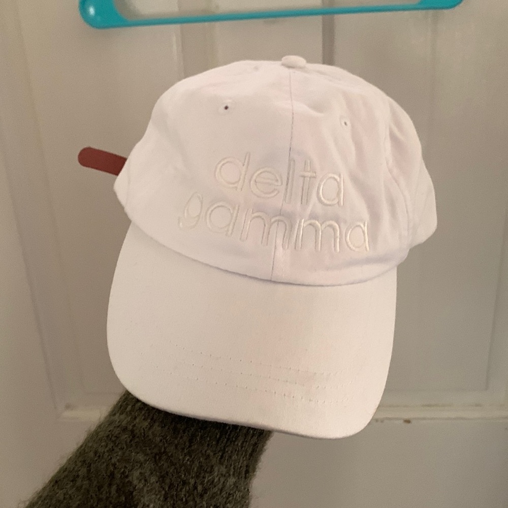 White Delta Gamma Baseball Hat